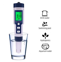 EZ-9909A compteur de salinité numérique professionnel 5 en 1 testeur de salinité pratique étanche pour les aliments