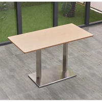 Chaises et tables de restaurant modernes en bois massif pour 2 personnes, pour cafés et centres commerciaux, Express Furnitures