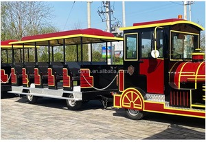 Train touristique rétro <span class=keywords><strong>Dorlin</strong></span> en promotion pour 42 passagers, 150 kWh, pour le divertissement et la sécurité des visiteurs - Product Image 4