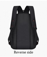 Mochila Escolar Barata Impermeable Negra para Adolescentes 2024 con Logo Personalizado
