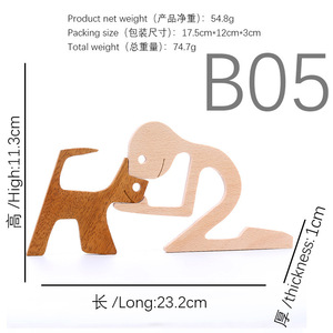 Figurines de famille en bois pour animaux de compagnie-Décor de table personnalisé réconfortant et cadeau souvenir pour les amoureux des animaux de compagnie - Product Image 5