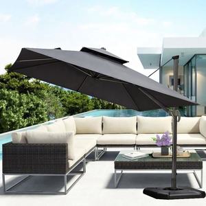 Sombrilla Moderna para Exteriores en Oferta, Sombrilla Cantilever Roma Resistente a la Intemperie, de Poliéster y Aluminio para <span class=keywords><strong>Patio</strong></span>, Jardín o Parque - Product Image 1