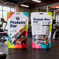 Sachets d'emballage personnalisés imprimés pour barres protéinées, bonbons, snacks, barres énergétiques au chocolat