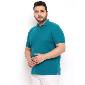 Camiseta Polo de Golf con Logotipo Personalizado, 95% Algodón, 5% Elastano, Manga Corta, Tallas Grandes para Hombre - Product Image 1