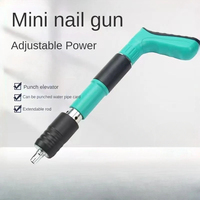 Remachadora Manual de Acero, Herramienta para Fijación en Paredes y Techos de Hormigón, Dispositivo para Ranurado de Cables, Herramienta Neumática de Fijación