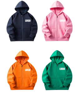 Xinrunjin มีฮู้ดโอเวอร์ไซส์ผ้าฝ้ายปักโลโก้ตามสั่งสำหรับกิจกรรมกิจกรรมกิจกรรมของเด็กใช้ได้ทั้งชายและหญิง - Product Image 5