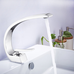 Robinet de lavabo monotrou en acier inoxydable 304 noir, chaud et froid, le plus vendu pour évier de cuisine - Product Image 1