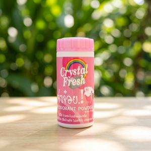 CRYSTAL FRESH Tailandia (Bangkok) Desodorante Corporal en Polvo Herbal Antitranspirante Unisex 22g (Aroma CP-022) ISO9001 ISO22716 OTOP - Product Image 1