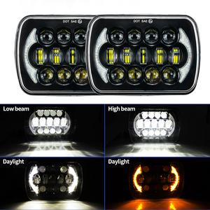 Faro Led de aluminio de alta calidad de 24V, 5x7 pulgadas, faro Led rectangular de 7 pulgadas, <span class=keywords><strong>coche</strong></span> 5x7 para Jeep Wrangler Harley - Product Image 2