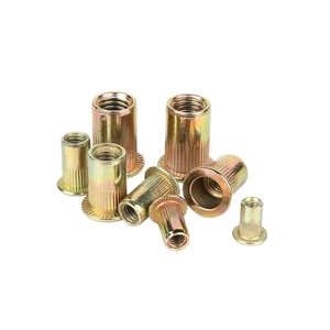 M4-M10 ren A2-70 Metric <span class=keywords><strong>SS</strong></span> rivnuts kẽm mạ 10mm phẳng đầu nutserts hạt đinh tán mặt bích chèn Nut 10mm chèn - Product Image 2