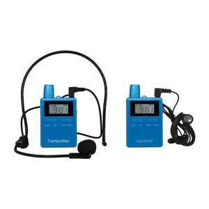 Transmitter Factory Price 60-108MHZ AM FM Wireless Audio Radio Transmitter Receiver System For Meeting Conference