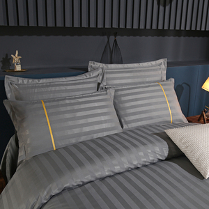 Bán Buôn Sang Trọng Trắng Sợi Nhỏ Comforter 5 Sao Khách Sạn Linen Bộ Sưu Tập Phòng Ngủ Chăn Duvet <span class=keywords><strong>Set</strong></span> Cho Bộ Đồ Giường Tấm - Product Image 5