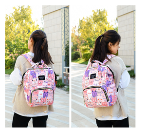 Mère Maternité <span class=keywords><strong>Sac</strong></span> À Dos Babycutesery <span class=keywords><strong>Licorne</strong></span> Sacs À Couches pour Papa Anne Bebek Bakim Mode Animal Print Infirmière Sacs À Dos - Product Image 6