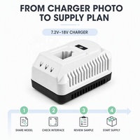 Chargeur de remplacement DC9310 pour batterie d'outils électriques Dewalt NiCd NiMH 7,2V à 18V, charge rapide 100-240V