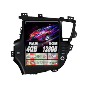 Đầu Phát Đa Phương Tiện Chạy Xe Hơi Hỗ Trợ Android 9 4 + 128G DSP Carplay, Thiết Bị Phát Đa Phương Tiện Âm Thanh Nổi, GPS, Dành Cho KIA Optima/KIA K5 2010-2013