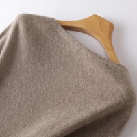 Pull en cachemire tricoté pour femme, style coréen, couleur unie, manches chauve-souris, col bateau, coupe ample, manches longues, polyvalent, pour l'hiver