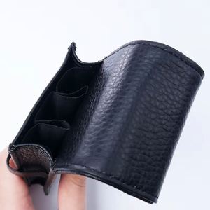 Estuche para bolígrafos, estuche para lápices, estuche de cuero para plumas estilográficas, funda de piel de vaca para 3 bolígrafos. - Product Image 5