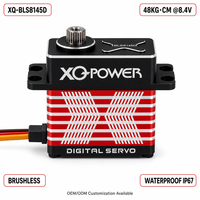 Nouveauté 2026 XQ-POWER XQ-BLS8145D Servo numérique brushless 48KG Engrenage en acier inoxydable Boîtier en aluminium CNC Étanche 8.4V UAV