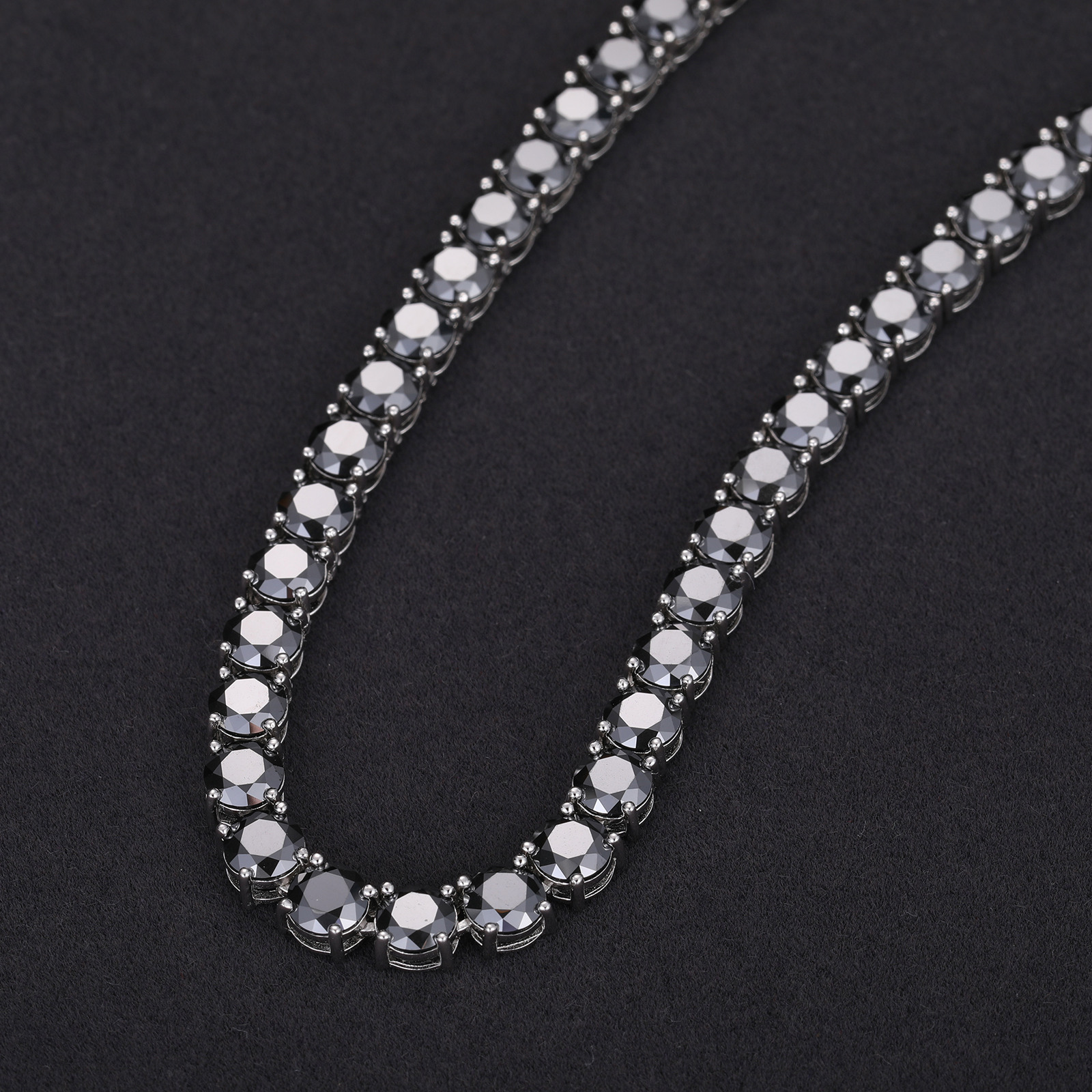 black diamond necklace for men