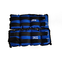 Juego de Pesas Ajustables para Tobillos, para Gimnasio y Deportes, 1 Par, 1-6 kg, Correas de Peso para Piernas, Muñecas y Tobillos, para Hombres