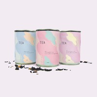 Cajas de embalaje de vela de cartón con impresión a Color, caja de embalaje de vela de lujo, colores Pastel