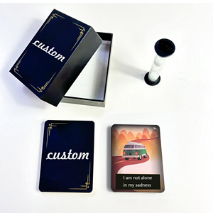 Werks druck <span class=keywords><strong>Tarot</strong></span> karte Oracle LOGO Spielkarten spiel Papier deck Großhandel Benutzer definierte <span class=keywords><strong>Tarot</strong></span> karte mit Black Box - Product Image 6