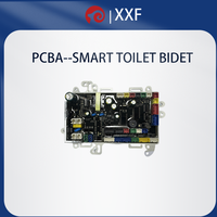 Circuit imprimé de commande PCBA personnalisé pour bidet intelligent, assemblage SMT Chip-on-Board, télécommande disponible, modèle XXF MT-MC601C
