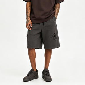 Pantalones Cortos A Line Wander Desgastados y Descoloridos, Holgados, Personalizados para Hombre y Mujer, Conjunto para Hombre y Mujer - Product Image 1