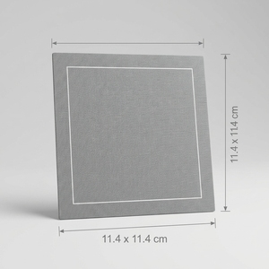 Servilletas de Cóctel Cuadradas Desechables Grises 100% Algodón Ecológicas Personalizables Impresas para Uso en Hoteles, Restaurantes y Aviones - Product Image 2
