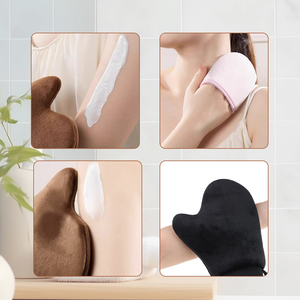 Ensemble de 4 gants autobronzants avec mini applicateur de bronzage personnalisé - Product Image 6