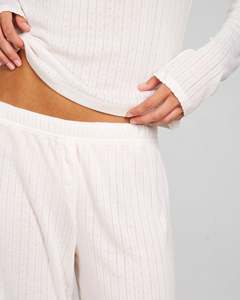 Set <span class=keywords><strong>Pigiama</strong></span> Personalizzato da <span class=keywords><strong>Donna</strong></span> in Cotone con Stampa, Scollo a V, Maniche Lunghe, <span class=keywords><strong>Pantaloni</strong></span> a Gamba Larga, Vita Elastica, Traspirante - Product Image 5