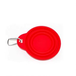 Bol pour chien en silicone, bols de nourriture pour animaux de compagnie, accessoires de voyage pour chiens et chats, récipient pliable pour nourriture et eau, accessoires pour animaux de compagnie - Product Image 2