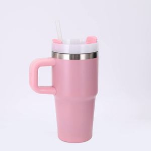 14oz <b>Kids</b> Stainless Steel Vacuum Insulated Cup with Straw Handle Portable Travel Beverage Mug - Product Image 3