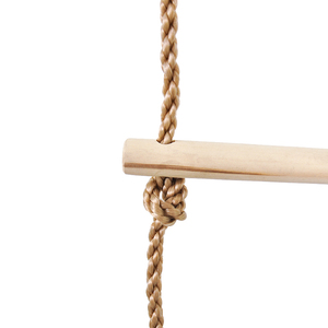 אביזרי משחק ילדים טיפוס על סולם חבל עם מדרגות עץ ילדים חבל טיפוס סולם - Product Image 5