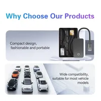 Adaptateur auto 2 en 1 sans fil Carplay & Android Boîte en alliage Adaptateur voiture filaire vers sans fil pour iPhone Plug and Play Dongle