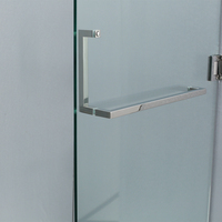 DOMO Cabine de douche sans cadre en acrylique de haute qualité avec garantie d'un an, design moderne, salle de bain haut de gamme