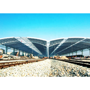 Conception préfabriquée de toit de gare de sécurité LF pour la gare de train à structure spatiale en acier - Product Image 5