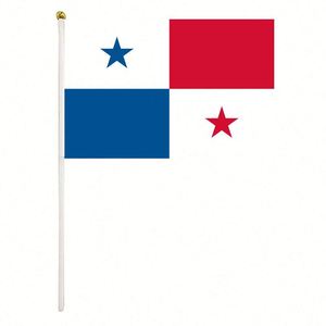 Drapeau à agiter en polyester 14x21cm pour événements ou festivals, impression numérique personnalisée de haute qualité - Séchage rapide et écologique - Product Image 1