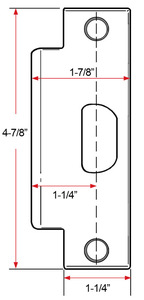 Commercial Modern T Shape <b>Security</b> Door Latch Black Satin Nickle Cylinder Tubluar Cylindrical Strike Plate Aluminium Door Lock - Product Image 6