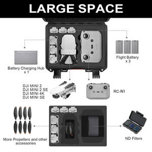 Muestra gratis personalizada DJI Tello Drone case Durable Portable Carrying Hard EVA Tools Estuche de almacenamiento para DJI Tello - Product Image 2