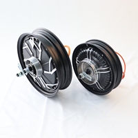 En stock moteur de scooter électrique 12 pouces 72V 2000W moyeu de roue moteur à courant continu sans balais moteur Ebike