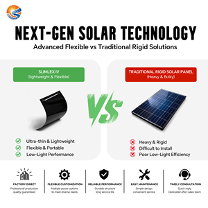 Panneaux solaires flexibles SunFlex, <span class=keywords><strong>film</strong></span> mince, solaires d'intérieur, efficacité 35 %, ultra légers, faible luminosité, module PV portable, IoT, noir - Product Image 6