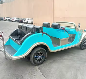 Vente en gros de voiturette électrique <span class=keywords><strong>4x4</strong></span> classique vintage, carrosserie rétro, support de golf, personnalisation, toit ouvert - Product Image 2