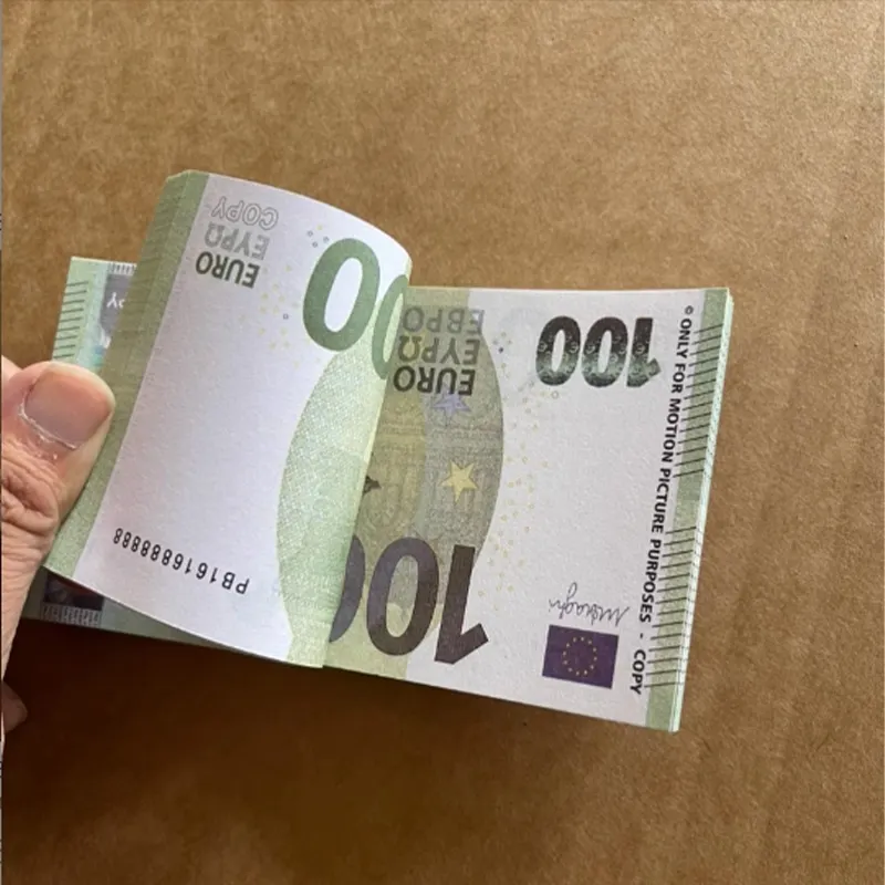 Nicro Custom Realistische Verschillende Coupures Prop Euro Geld Bank Voorouder Geld Notes Film Prop Hoge Kwaliteit Prop Geld Euro