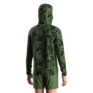 Camiseta de Pesca Ecológica con Protección Solar UPF 50+ de Secado Rápido para Hombre, Sudadera con Capucha de Manga Larga - Product Image 6