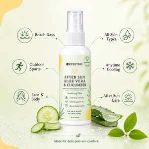 Bruma Corporal Personalizada con Logotipo, Cuidado Diario, Hidratación Profunda, Calmante, Exfoliante, Reparadora, Refrescante, Sin Fragancia, Calmante para Después del Sol - Product Image 3