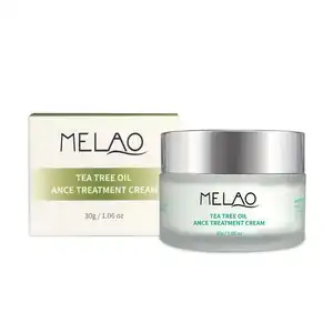 Crema vegana MELAO OEM etichetta privata rimuovere le cicatrici da Acne Anti Acne brufolo Eczema a base di erbe trattamento Acne crema