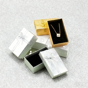 Luxury Trendy Girls Paper Jewelry <b>Box</b> with Velvet Lining Simple and Light Design for Ribbon <b>Earrings</b> <b>Gift</b> Packaging - Product Image 6