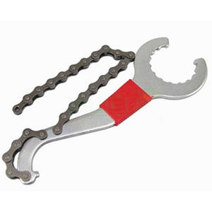 Outils de réparation de vélo : Kit de clés multi-usages en acier au carbone pour pédalier, roue libre et démontage de chaîne - Product Image 3