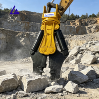 Cisaille de démolition de béton testée en usine à 100 % pour excavatrice, certifiée CE, à mâchoires durables, pour démolition de ponts